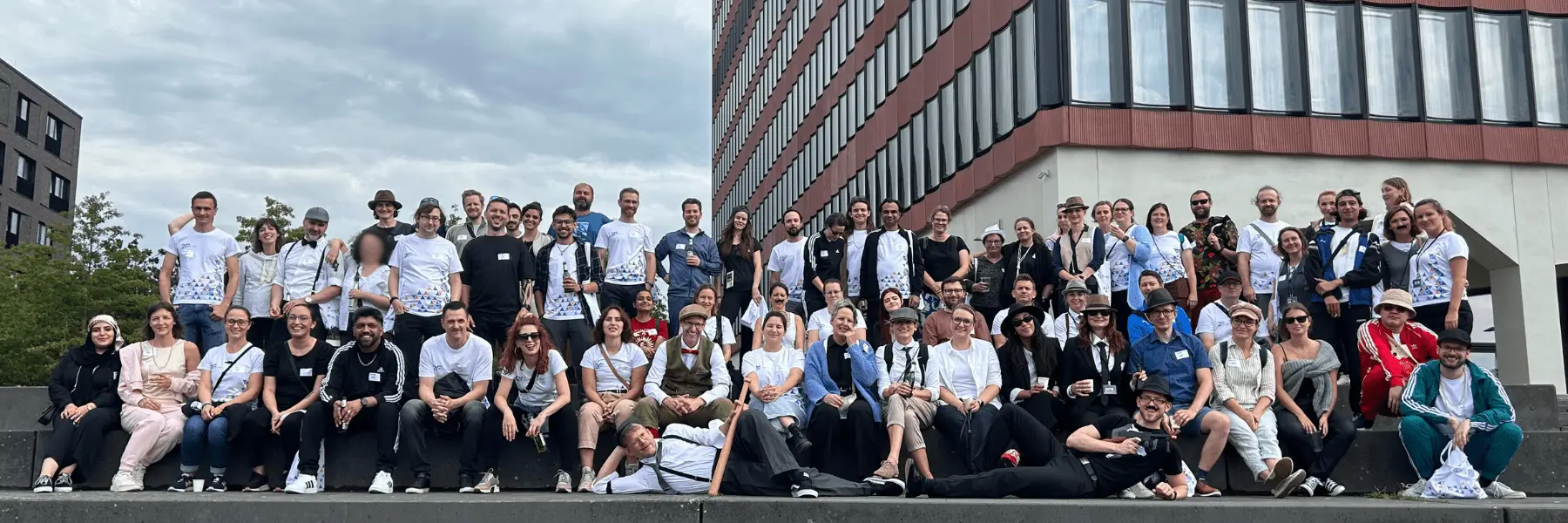 A team picture of a group of employees.