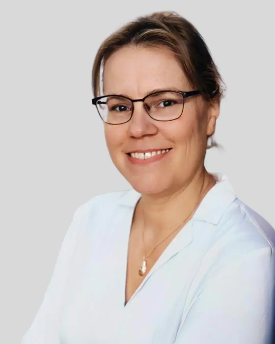 Portrait of Katharina Zacher-Aued, Team lead of TMF GCP-Service